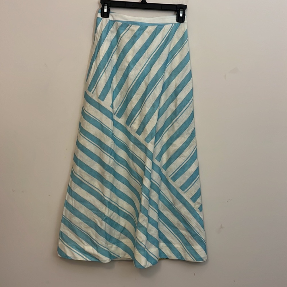 Mestiza New York Convertible Floral and Striped A-Line Skirt New Size Small - Picture 7 of 11
